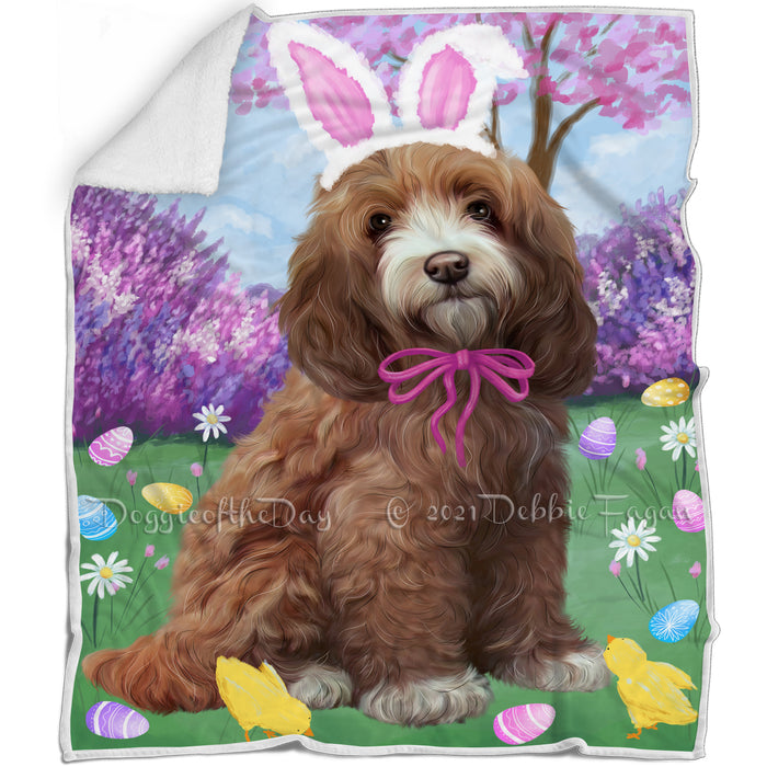 Easter Holiday Cockapoo Dog Blanket BLNKT131664