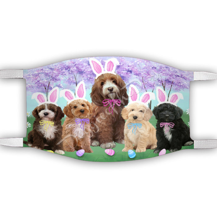Easter Holiday Cockapoo Dogs Face Mask FM49593