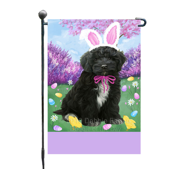 Personalized Easter Holiday Cockapoo Dog Custom Garden Flags GFLG-DOTD-A58835