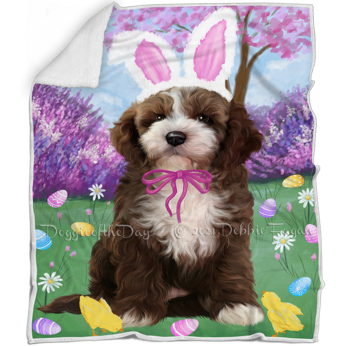 Easter Holiday Cockapoo Dog Blanket BLNKT131709