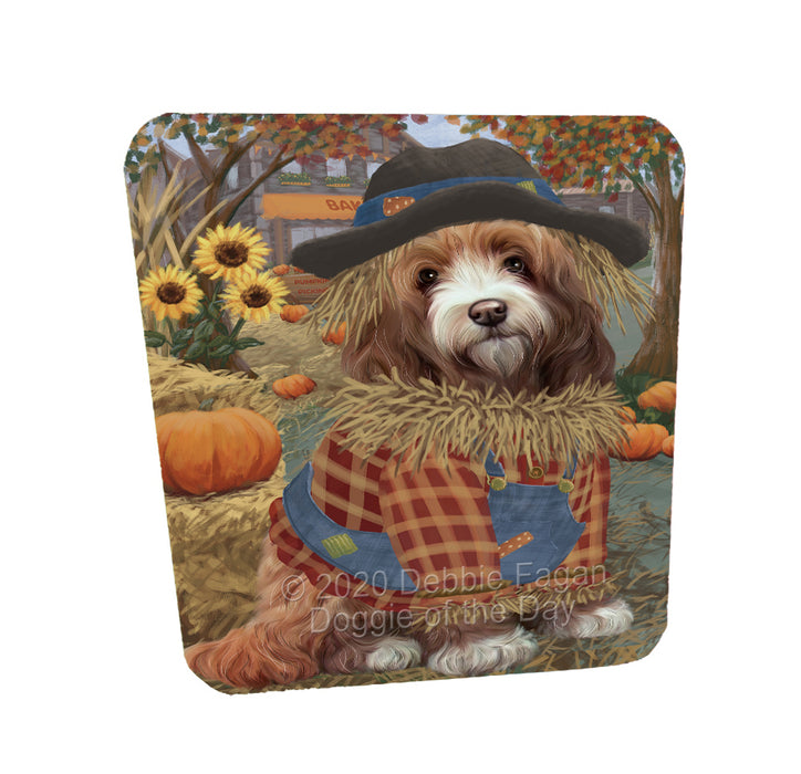 Halloween 'Round Town Cockapoo Dogs Coasters Set of 4 CSTA57856