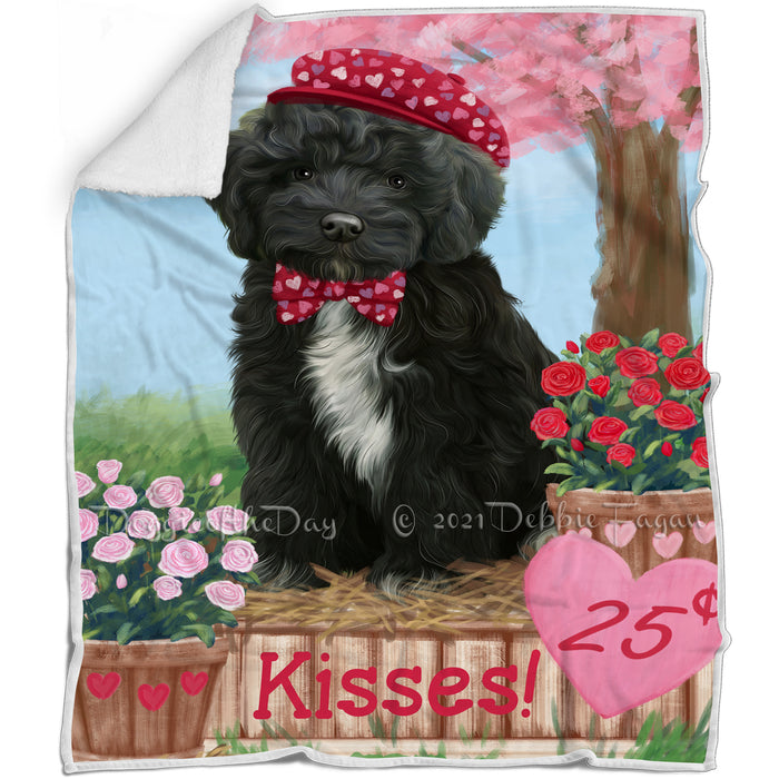 Rosie 25 Cent Kisses Cockapoo Dog Blanket BLNKT122052