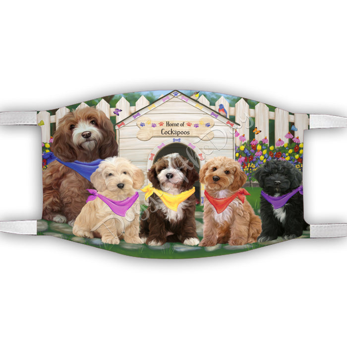 Spring Dog House Cockapoo Dogs Face Mask FM48790