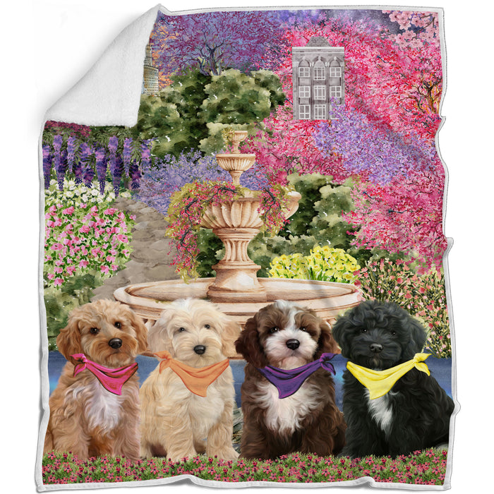 Cockapoo Blanket: Explore a Variety of Designs, Custom, Personalized Bed Blankets, Cozy Woven, Fleece and Sherpa, Gift for Dog and Pet Lovers