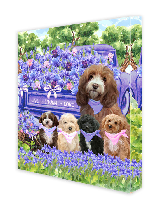 Cockapoo Canvas: Explore a Variety of Designs, Digital Art Wall Painting, Personalized, Custom, Ready to Hang Room Decoration, Gift for Pet & Dog Lovers