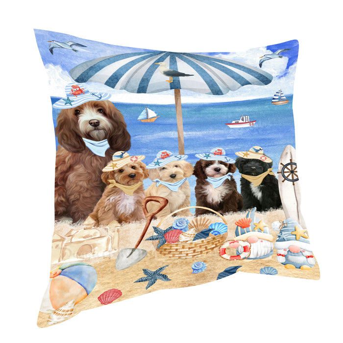 Cockapoo Pillow: Explore a Variety of Designs, Custom, Personalized, Pet Cushion for Sofa Couch Bed, Halloween Gift for Dog Lovers