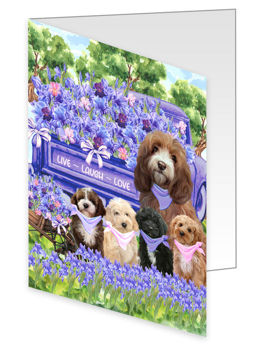 Cockapoo Greeting Cards & Note Cards: Explore a Variety of Designs, Custom, Personalized, Halloween Invitation Card with Envelopes, Gifts for Dog Lovers