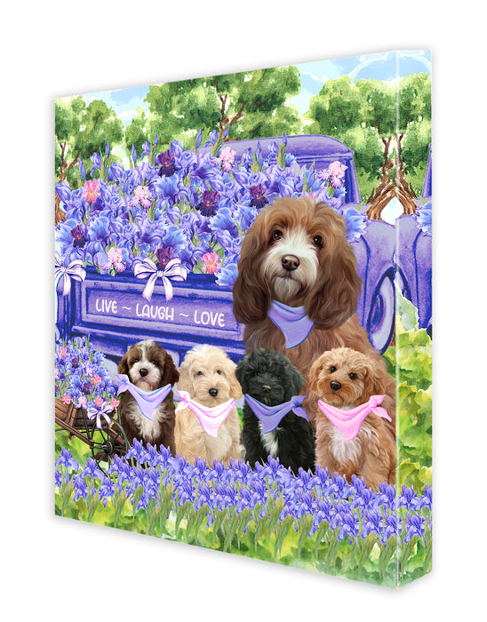 Cockapoo Canvas: Explore a Variety of Personalized Designs, Custom, Digital Art Wall Painting, Ready to Hang Room Decor, Gift for Dog and Pet Lovers