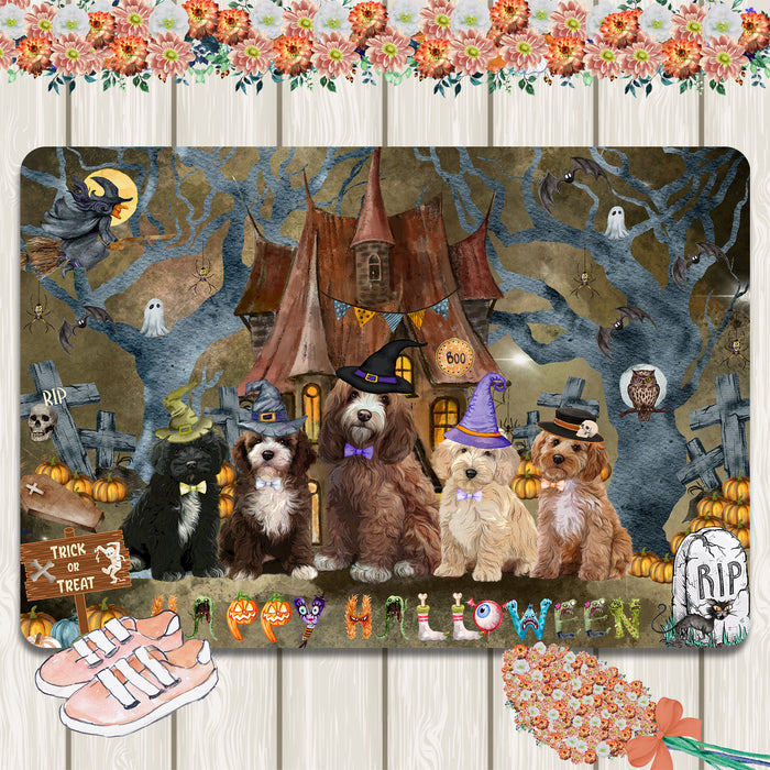 Cockapoo Area Rug and Runner: Explore a Variety of Designs, Personalized, Custom, Halloween Indoor Floor Carpet Rugs for Home and Living Room, Pet Gift for Dog Lovers