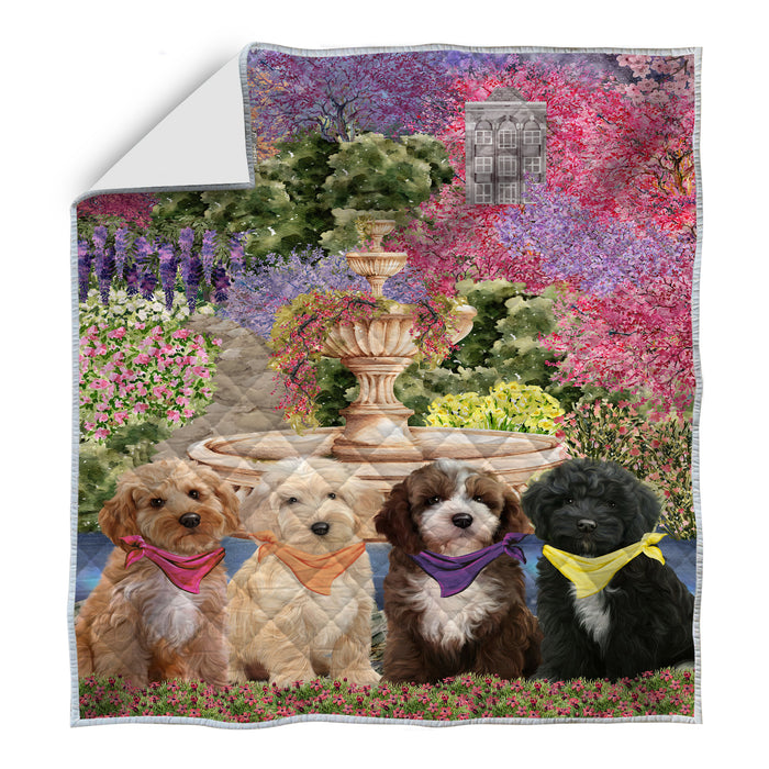 Cockapoo Quilt: Explore a Variety of Custom Designs, Personalized, Bedding Coverlet Quilted, Gift for Dog and Pet Lovers