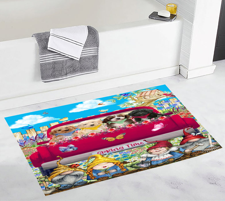 Cockapoo Bath Mat: Explore a Variety of Designs, Custom, Personalized, Non-Slip Bathroom Floor Rug Mats, Gift for Dog and Pet Lovers
