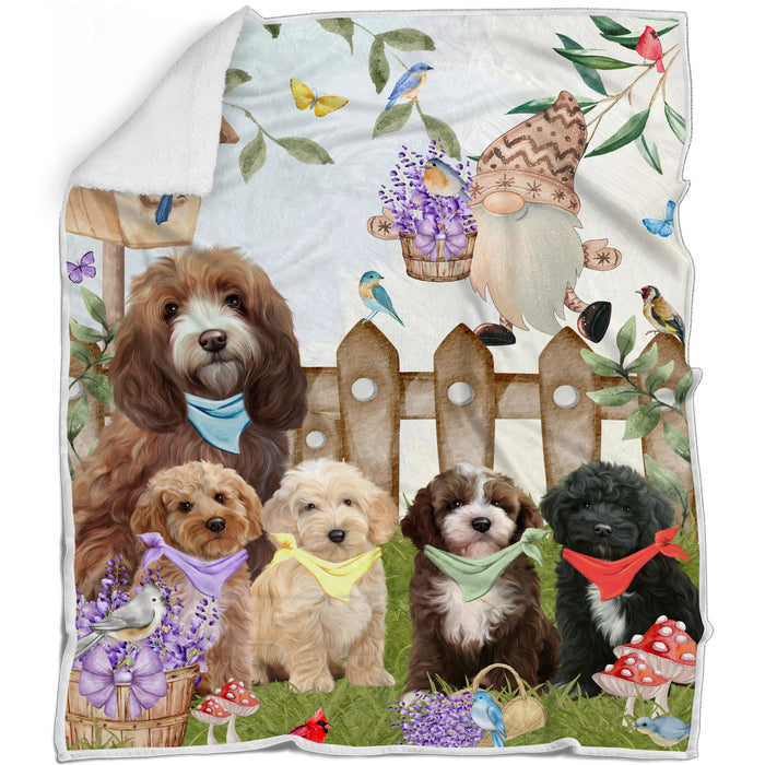 Cockapoo Blanket: Explore a Variety of Designs, Custom, Personalized, Cozy Sherpa, Fleece and Woven, Dog Gift for Pet Lovers