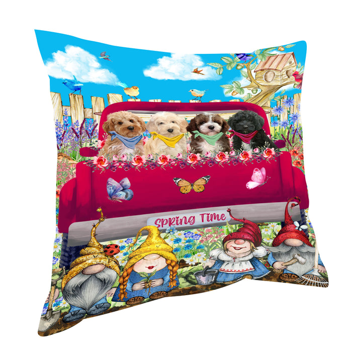 Cockapoo Pillow: Explore a Variety of Designs, Custom, Personalized, Throw Pillows Cushion for Sofa Couch Bed, Gift for Dog and Pet Lovers