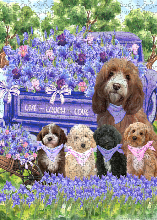 Cockapoo Jigsaw Puzzle: Explore a Variety of Designs, Interlocking Halloween Puzzles for Adult, Custom, Personalized, Pet Gift for Dog Lovers