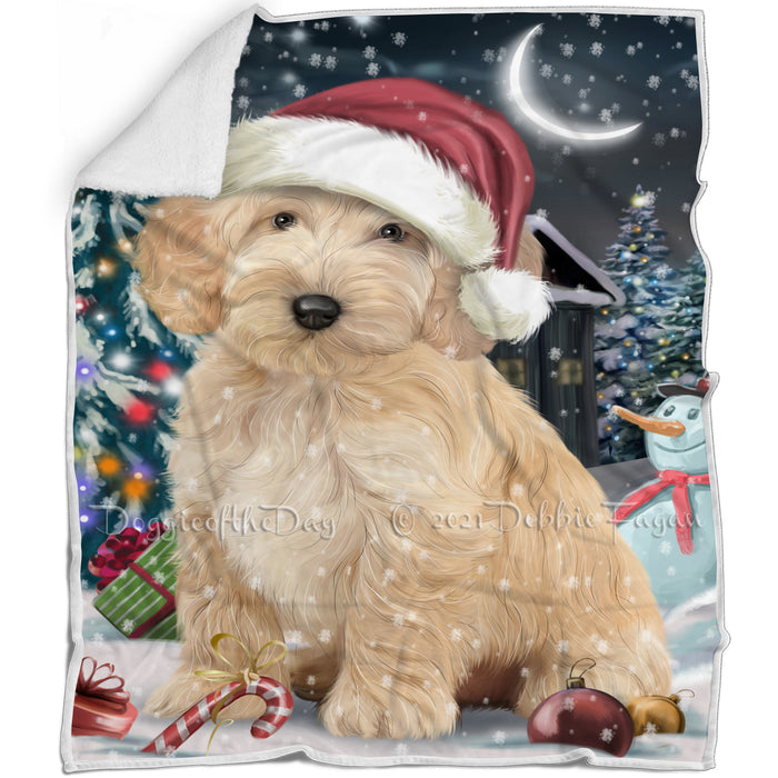 Have a Holly Jolly Cockapoo Dog Christmas Blanket BLNKT81552