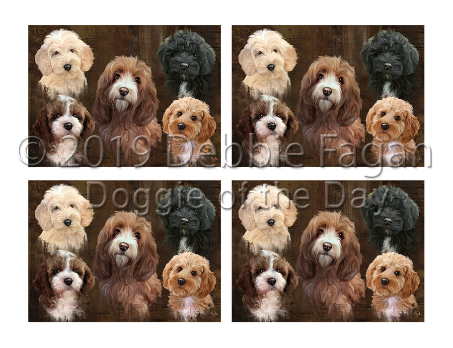 Rustic Cockapoo Dogs Placemat