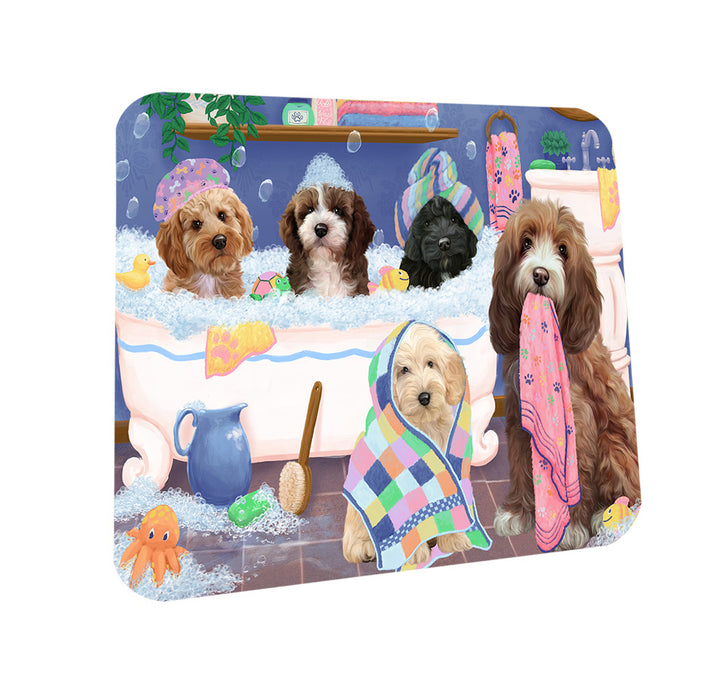 Rub A Dub Dogs In A Tub Cockapoos Dog Coasters Set of 4 CST56740