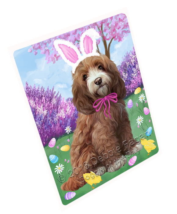Easter Holiday Cockapoo Dog Large Refrigerator / Dishwasher Magnet RMAG103764