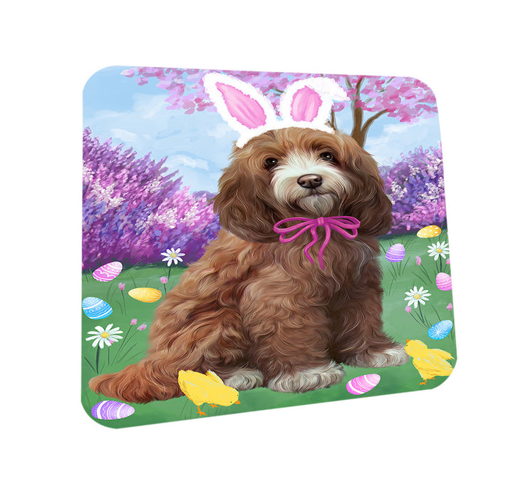 Easter Holiday Cockapoo Dog Coasters Set of 4 CST56845