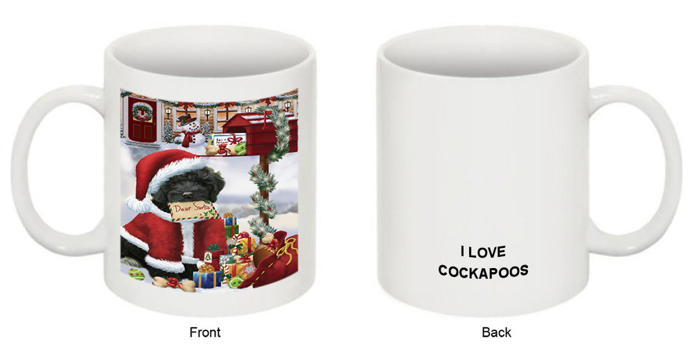 Cockapoo Dog Dear Santa Letter Christmas Holiday Mailbox Coffee Mug MUG48927