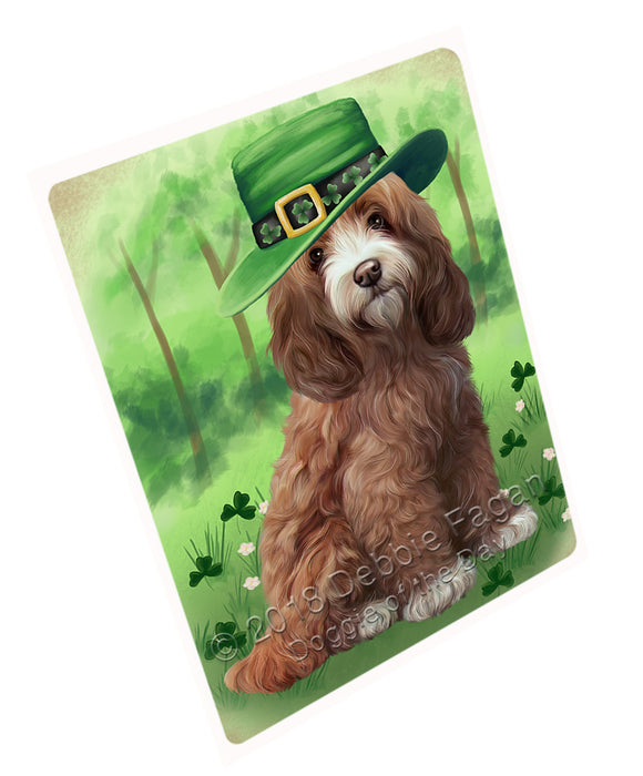 St. Patricks Day Irish Portrait Cockapoo Dog Refrigerator / Dishwasher Magnet RMAG104358