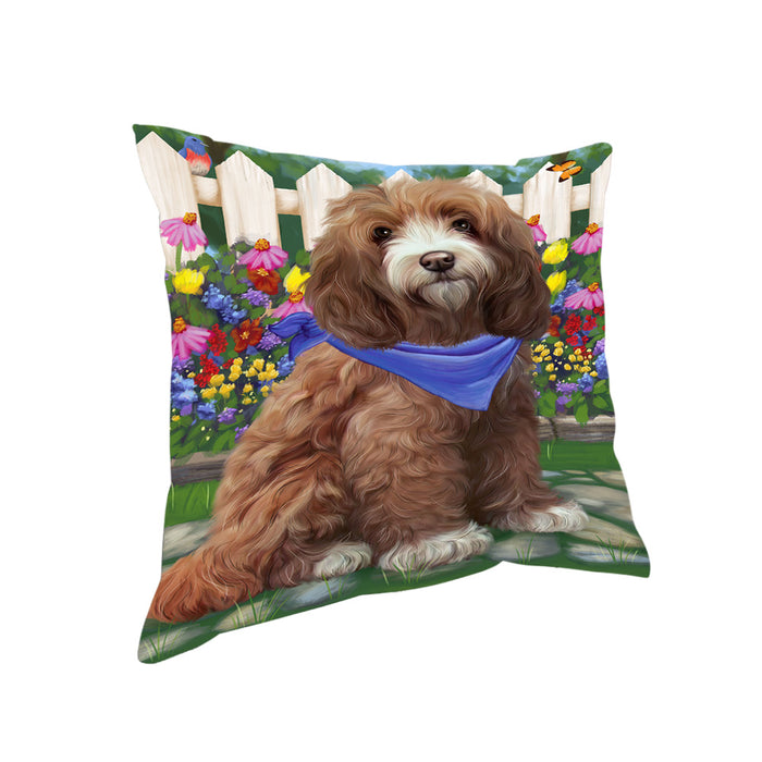 Spring Floral Cockapoo Dog Pillow PIL65136