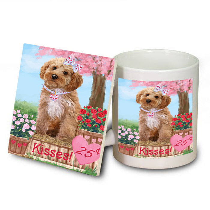 Rosie 25 Cent Kisses Cockapoo Dog Mug and Coaster Set MUC55837