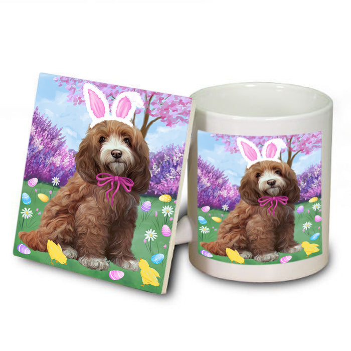 Easter Holiday Cockapoo Dog Mug and Coaster Set MUC56879