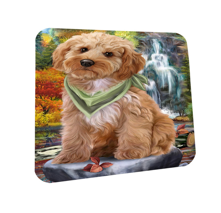Scenic Waterfall Cockapoo Dog Coasters Set of 4 CST51820
