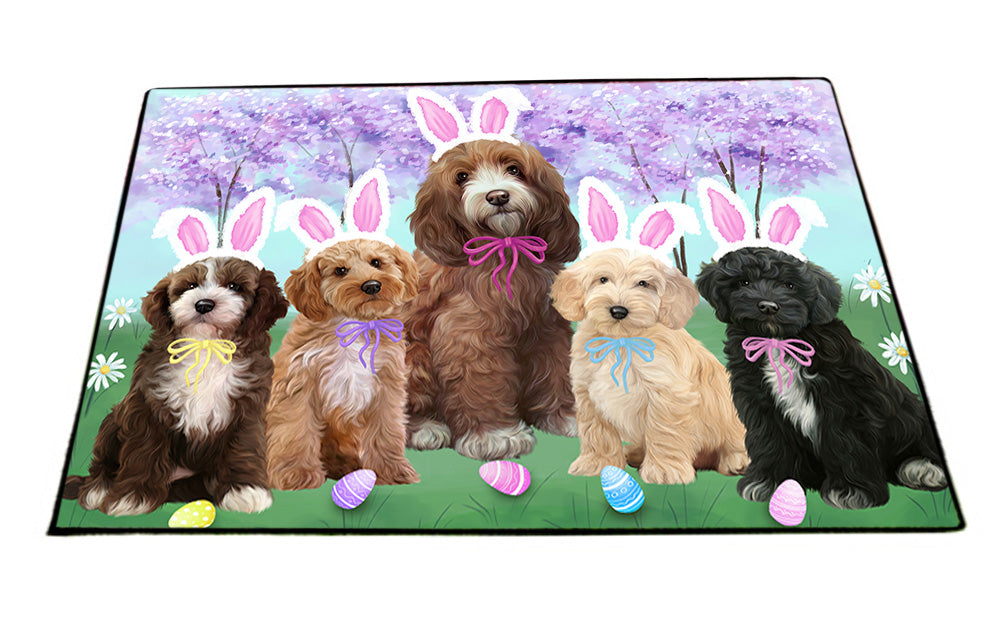 Easter Holiday Cockapoos Dog Floormat FLMS53751