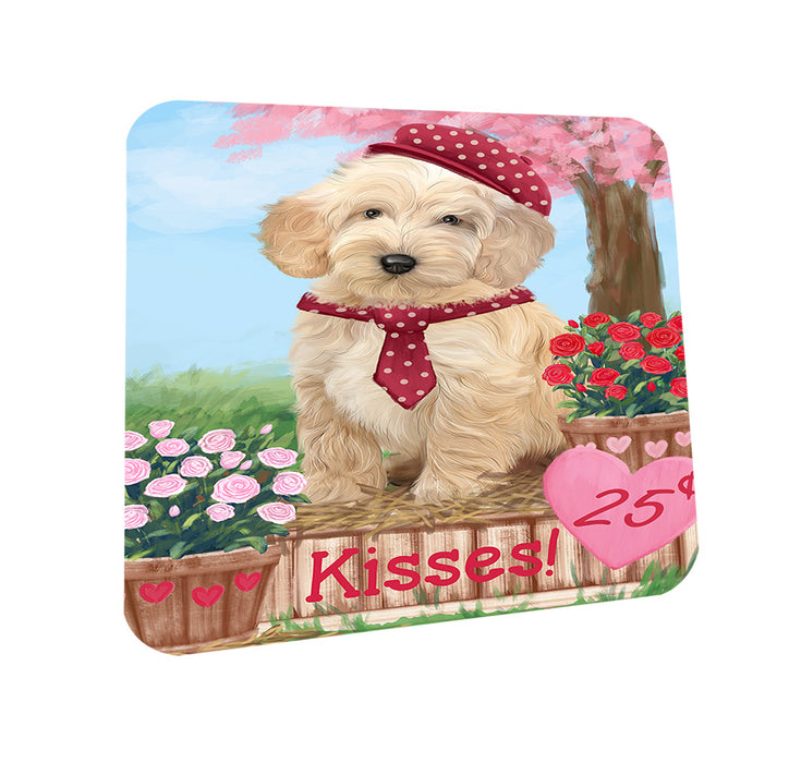 Rosie 25 Cent Kisses Cockapoo Dog Coasters Set of 4 CST55804