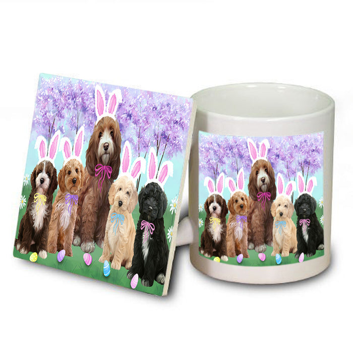 Easter Holiday Cockapoos Dog Mug and Coaster Set MUC56880