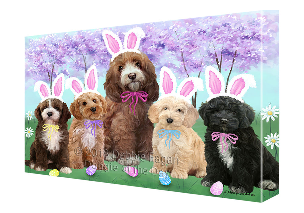 Easter Holiday Cockapoos Dog Canvas Print Wall Art Décor CVS134477