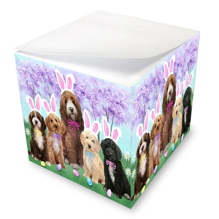 Easter Holiday Cockapoos Dog Note Cube NOC55005