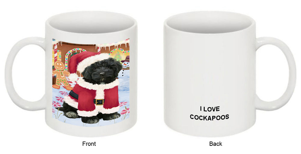 Christmas Gingerbread House Candyfest Cockapoo Dog Coffee Mug MUG51710