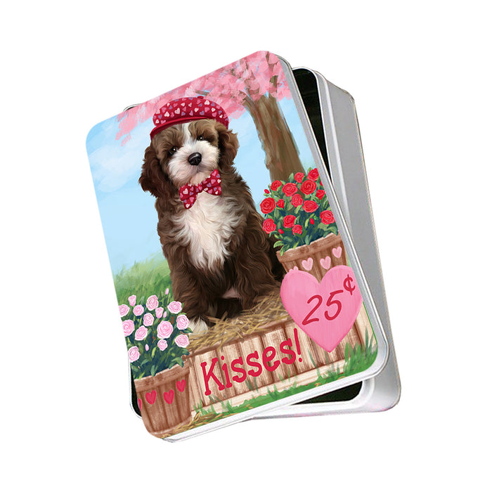 Rosie 25 Cent Kisses Cockapoo Dog Photo Storage Tin PITN55790