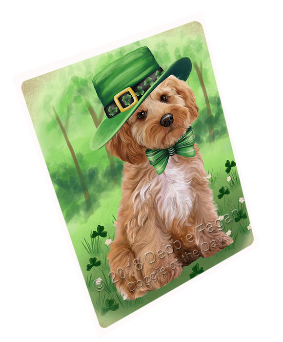 St. Patricks Day Irish Portrait Cockapoo Dog Cutting Board C77244