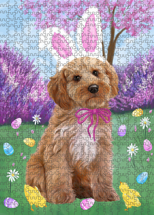 Easter Holiday Cockapoo Dog Puzzle with Photo Tin PUZL95872