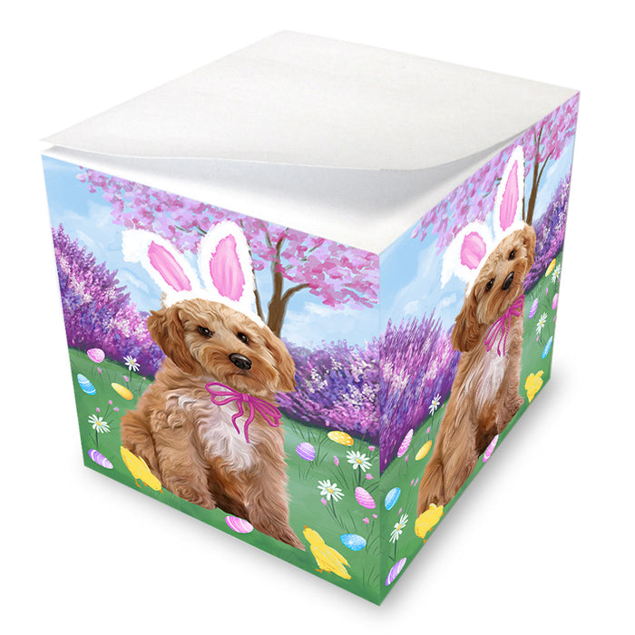 Easter Holiday Cockapoo Dog Note Cube NOC55006