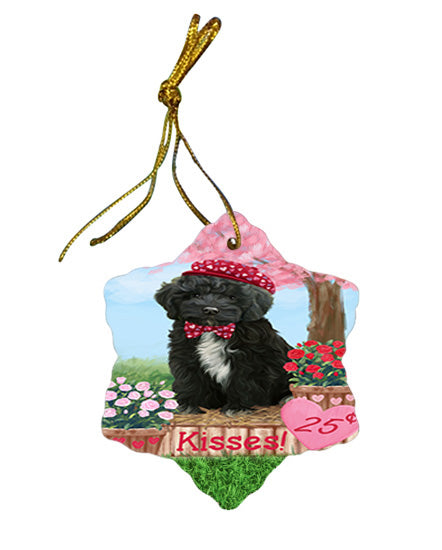 Rosie 25 Cent Kisses Cockapoo Dog Star Porcelain Ornament SPOR56204
