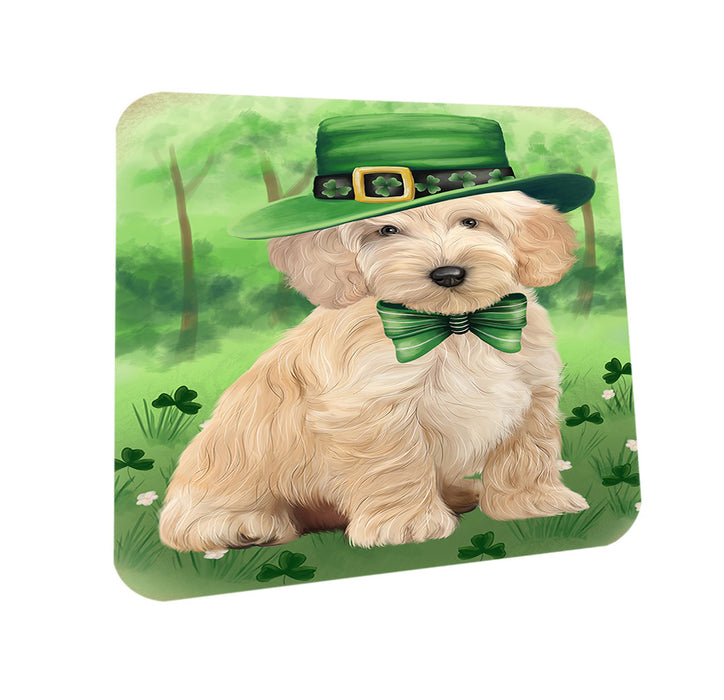 St. Patricks Day Irish Portrait Cockapoo Dog Coasters Set of 4 CST56952