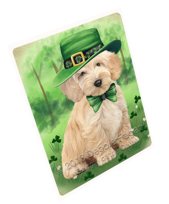 St. Patricks Day Irish Portrait Cockapoo Dog Refrigerator / Dishwasher Magnet RMAG104376