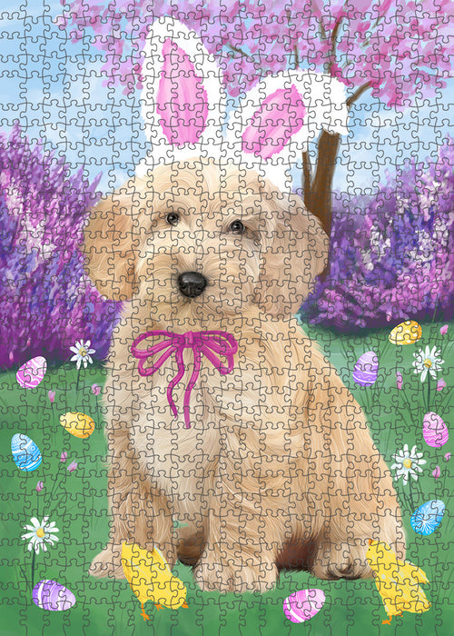 Easter Holiday Cockapoo Dog Puzzle with Photo Tin PUZL95876