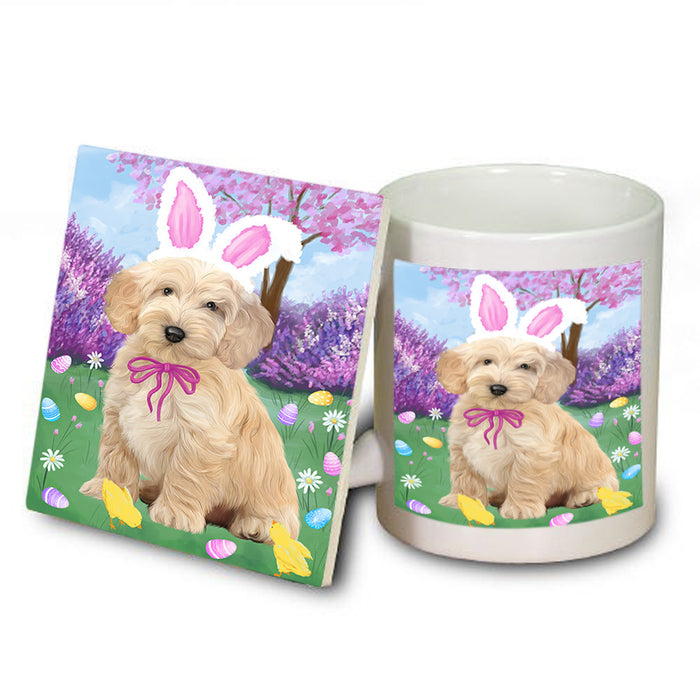 Easter Holiday Cockapoo Dog Mug and Coaster Set MUC56882