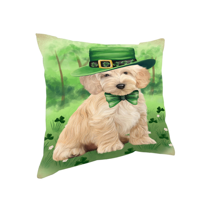 St. Patricks Day Irish Portrait Cockapoo Dog Pillow PIL86088