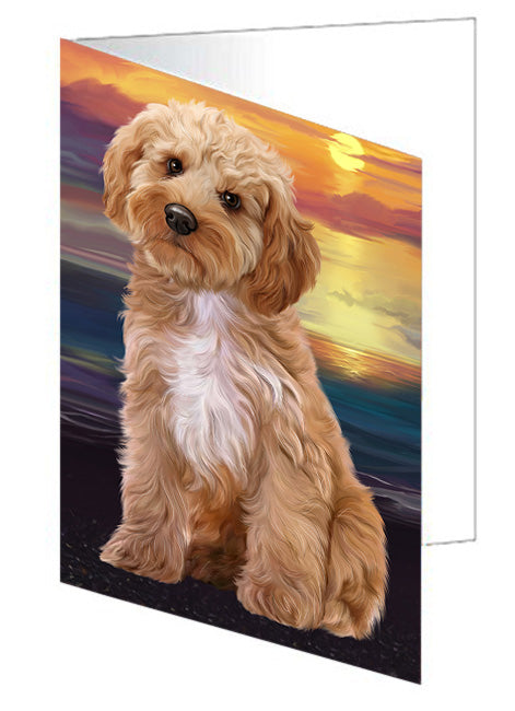 Siamese Cat Handmade Artwork Assorted Pets Greeting Cards and Note Cards with Envelopes for All Occasions and Holiday Seasons GCD62423