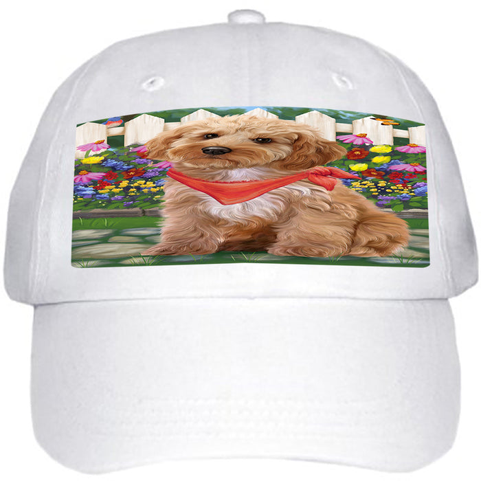 Spring Floral Cockapoo Dog Ball Hat Cap HAT60471