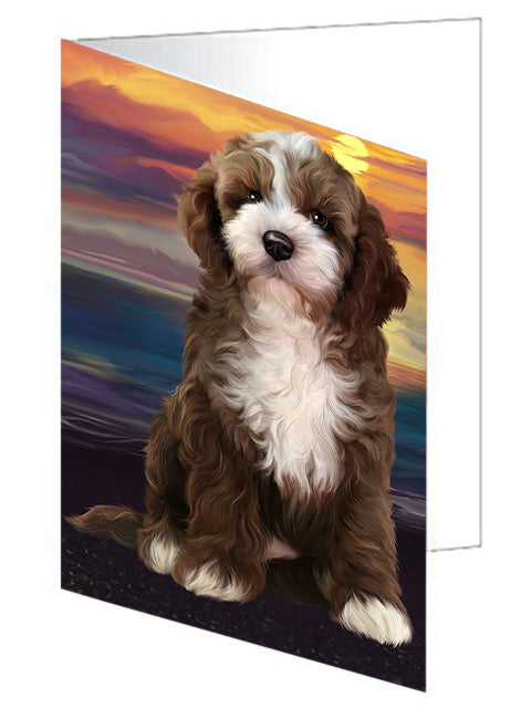 Siamese Cat Handmade Artwork Assorted Pets Greeting Cards and Note Cards with Envelopes for All Occasions and Holiday Seasons GCD62420