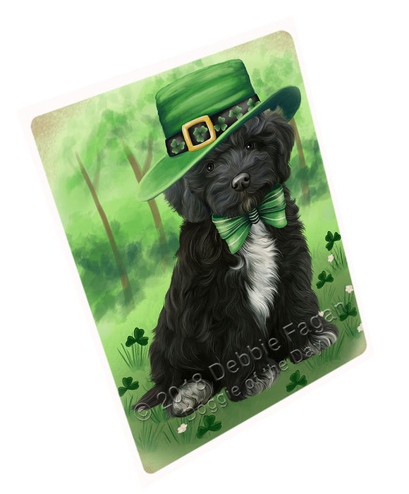 St. Patricks Day Irish Portrait Cockapoo Dog Cutting Board C77250
