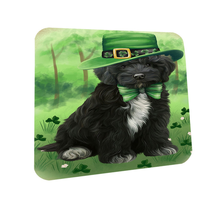 St. Patricks Day Irish Portrait Cockapoo Dog Coasters Set of 4 CST56953